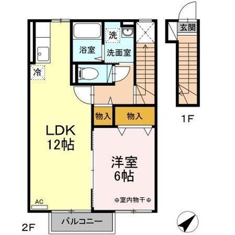 間取図 ルミエール・ユウ