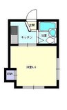 ルミナスＫ 1Kの間取り