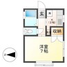 ぷちとまと 1Kの間取り