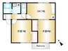 セジュール青山Ａ 2DKの間取り