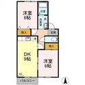 カーサ向山の間取図