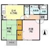 コーポダックス 2DKの間取り