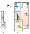 サンフォレスティ 1LDKの間取り
