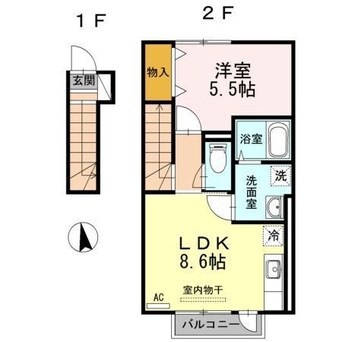 間取図 クレールエスポワール