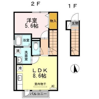 間取図 クレールエスポワール