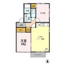 ロイヤルパレス将軍野C 2LDKの間取り