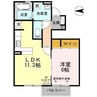 アスティール 1LDKの間取り