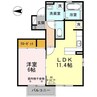 アスティール 1LDKの間取り