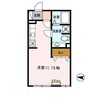 コスミオンセブン 1Rの間取り