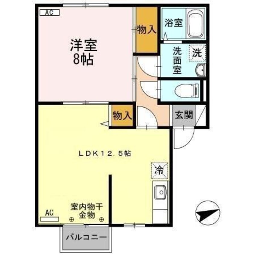 間取図 ハイツコザクラ