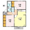メゾン・ド・青月 2LDKの間取り