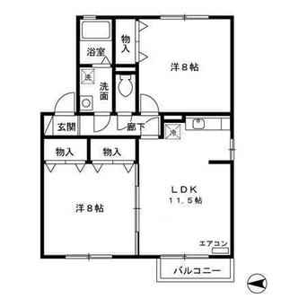 間取図 セジュールＫＭ