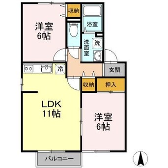 間取図 セジュールピース