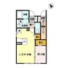 ミルキー 1LDKの間取り