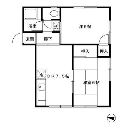 間取り図 レジデンス　K