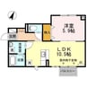 コンフォール土崎 1LDKの間取り