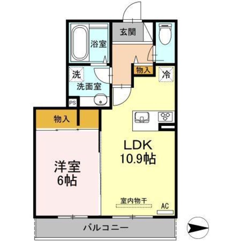 間取図 セジュールAsami