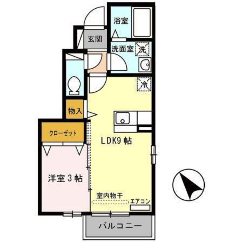 間取図 メルヴェイユ船場町