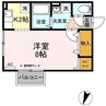 マ　メゾン 1Kの間取り