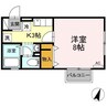 マ　メゾン 1Kの間取り