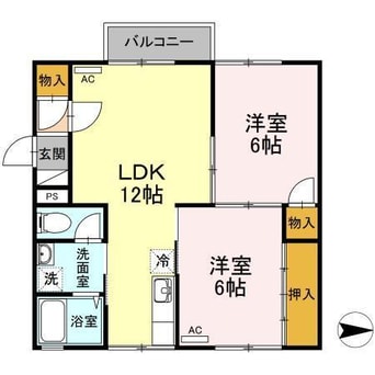 間取図 セジュールハミング　A