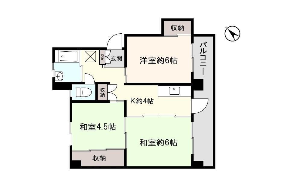 間取り図 アシスト秋田マンションII