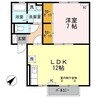 ザ・クラシカ 1LDKの間取り