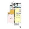 パルフェ 1LDKの間取り
