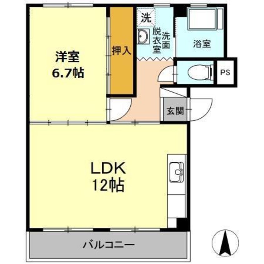 間取図 ほどのニッセイハイム