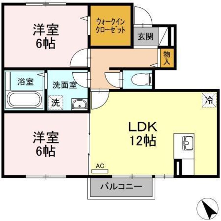 間取図 グランモアSK