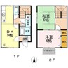 セジュール山手台Ｃ 2DKの間取り