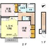 アビタシオン 2LDKの間取り