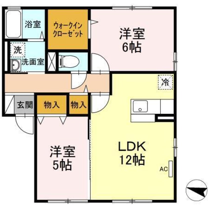 間取図 グランモア富樫