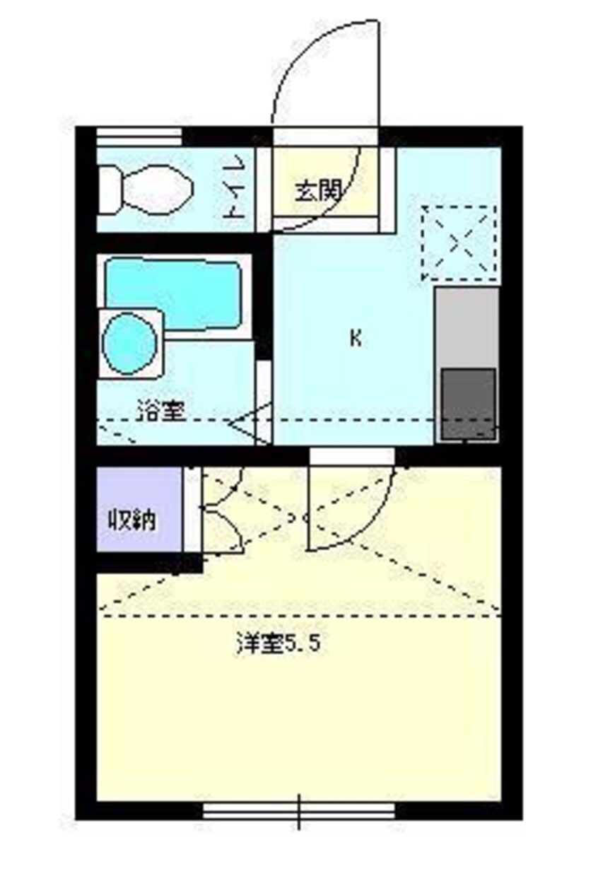 間取図 牛島第一アパート