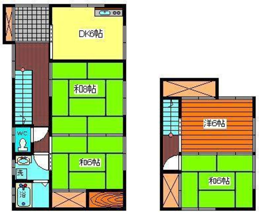 間取図 横森４丁目貸家