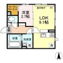 ヒルズ相染の間取図