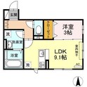 ヒルズ相染の間取図