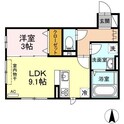 ヒルズ相染の間取図