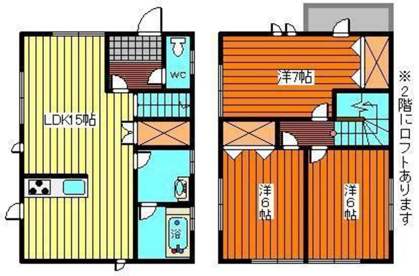 間取図 京極貸家