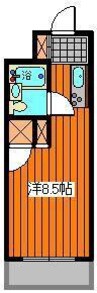 メゾン・ド・セドール 1Rの間取り