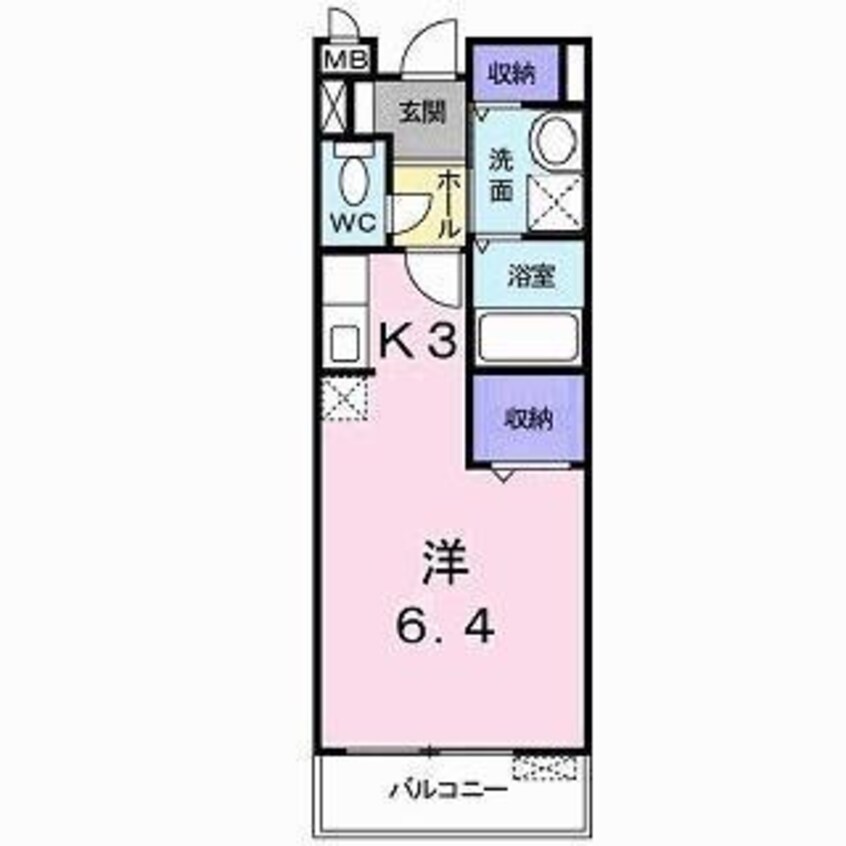 間取図 リバーサイド広面