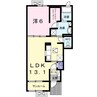 プラシードＡ 1LDKの間取り