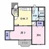プレサンセット 2DKの間取り