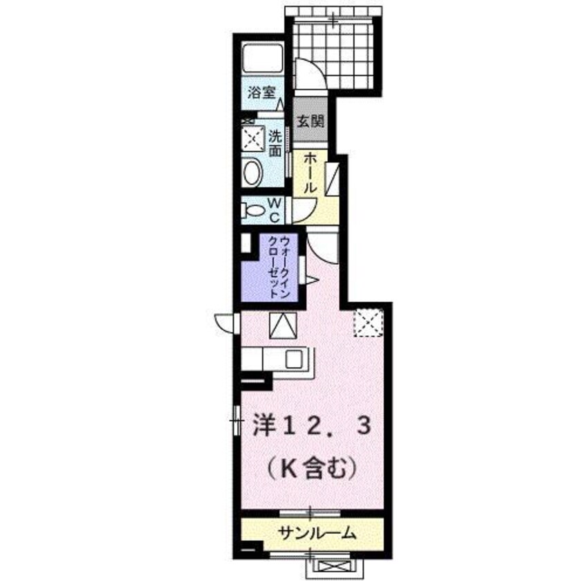 間取図 パークハイム