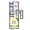 フォーシーズン 1LDKの間取り