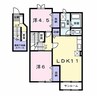 アンシャンテ 2LDKの間取り