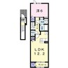 パラッツォ旭川 1LDKの間取り