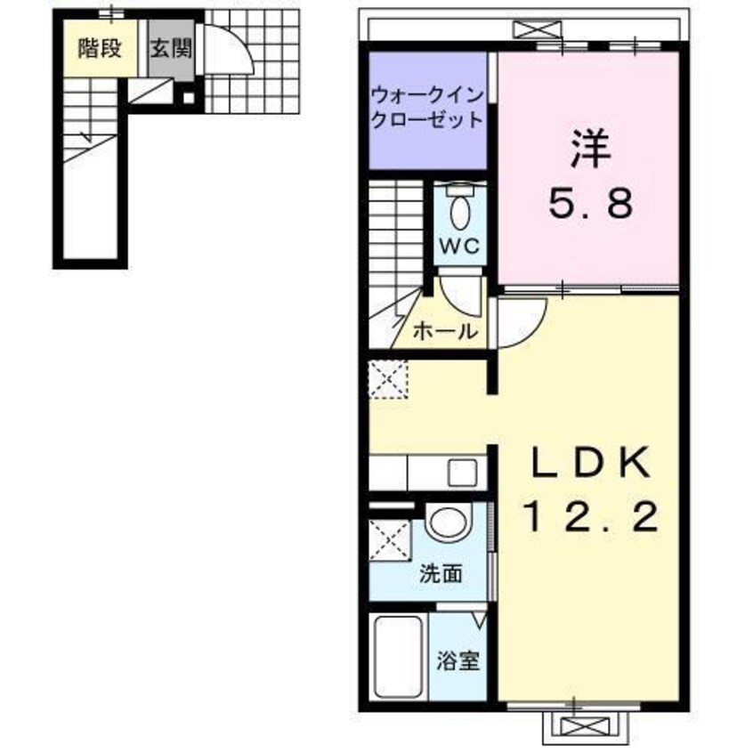 間取図 ジェルメ