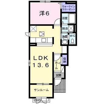 間取図 インフィニティ　サクラ