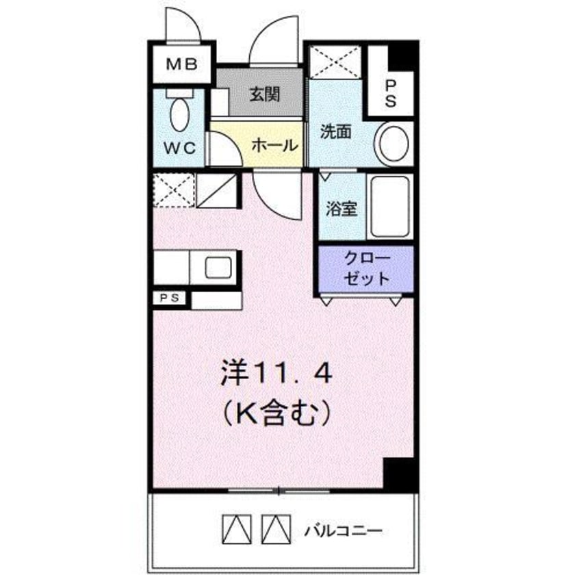 間取図 フリーデン